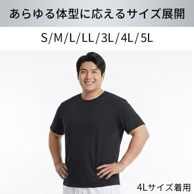 【送料無料】 マイクロメッシュの吸汗速乾メンズTシャツ