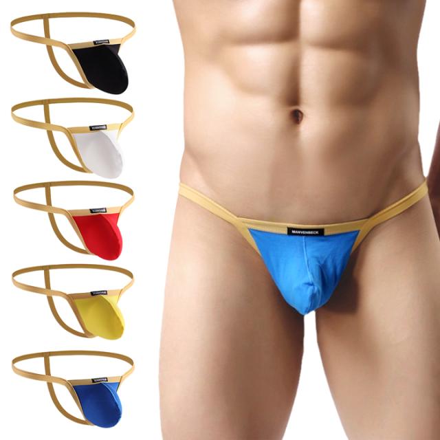 綿95％素材の生地を使用したセクシーなGストリングTバック