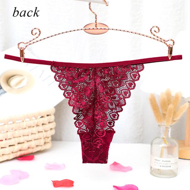 透けるストレッチレース サイドストリングのセクシーTバック