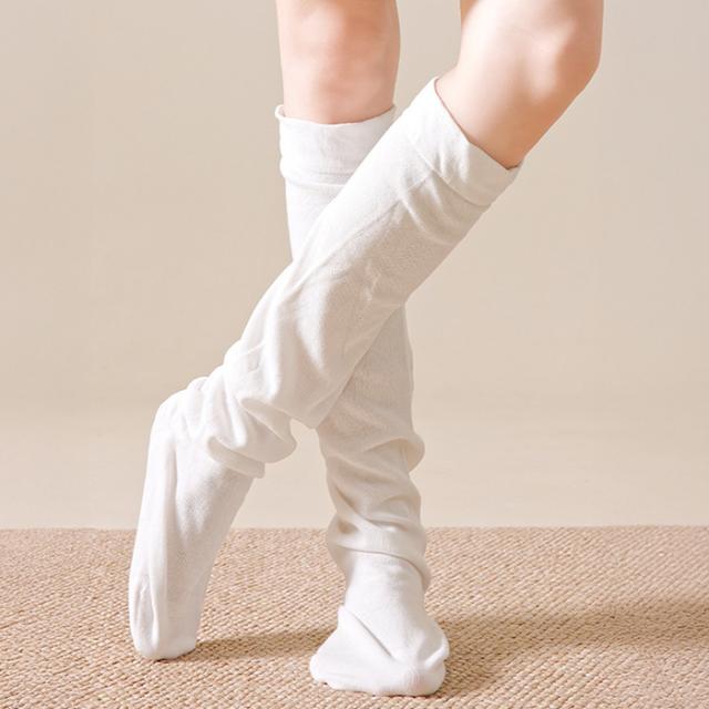 【送料無料】 綿100%レディースおやすみハイソックス