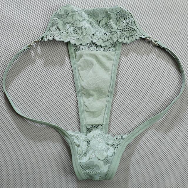 【プチプラ大特価】きらきらチャーム レディースレースTバック