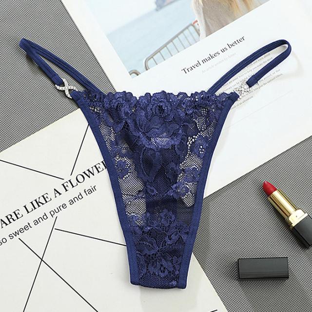 【プチプラ大特価】きらきらチャーム レディースレースTバック