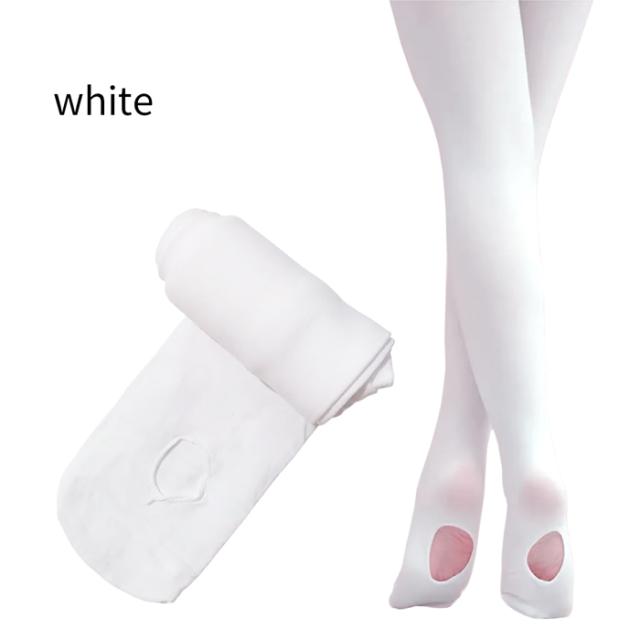 動きやすく快適。足裏に穴ありでケアや着脱が簡単タイツ