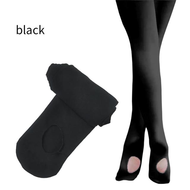 動きやすく快適。足裏に穴ありでケアや着脱が簡単タイツ