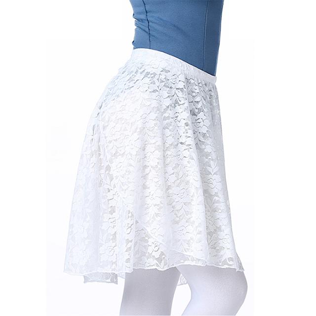 【バレエインナーはカーリーショップ】花柄レース巻きスカート