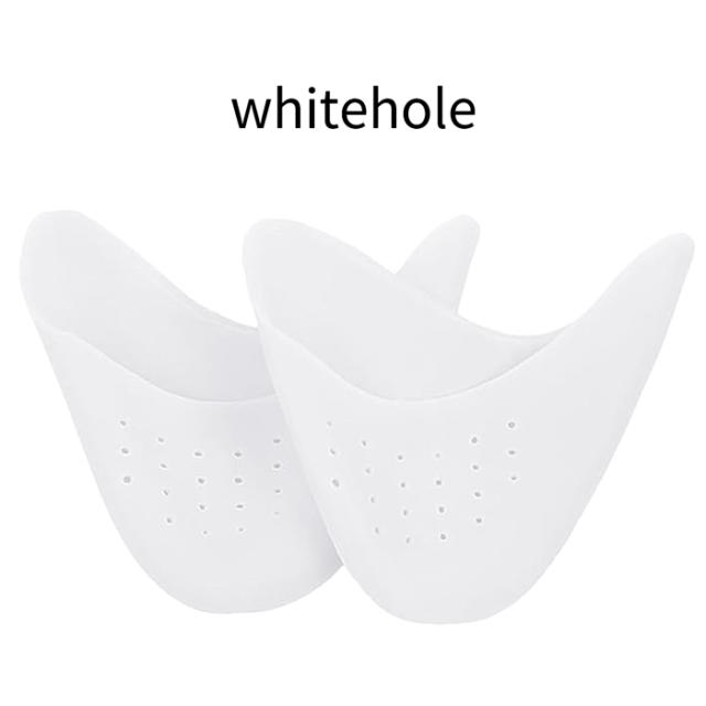 長時間のレッスンも快適。シリコンの衝撃吸収でつま先を守る