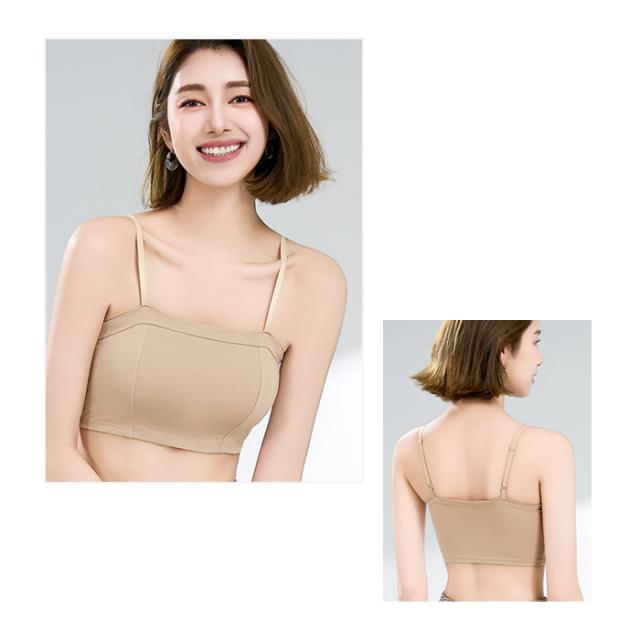【送料無料】 自然な丸みを作る 綿混で快適なノンワイヤーブラ
