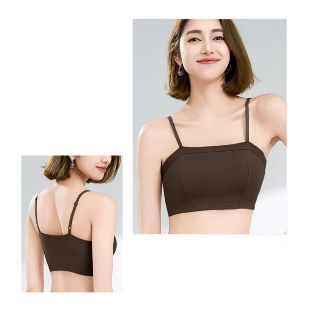 【送料無料】 自然な丸みを作る 綿混で快適なノンワイヤーブラ