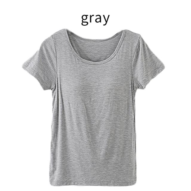 【送料無料】あったか＋3.1度 吸湿発熱カップ付き半袖インナー