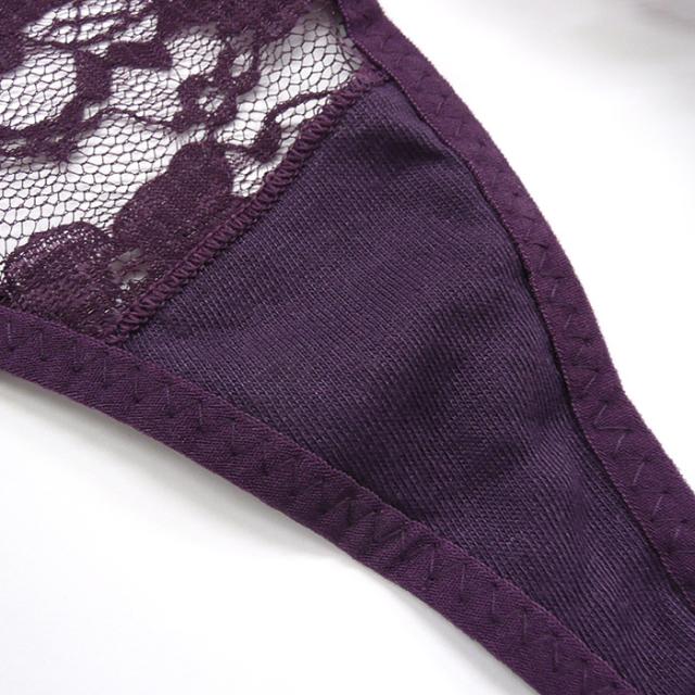 【プチプラ】 フリルレース バッククロスレディースTバック