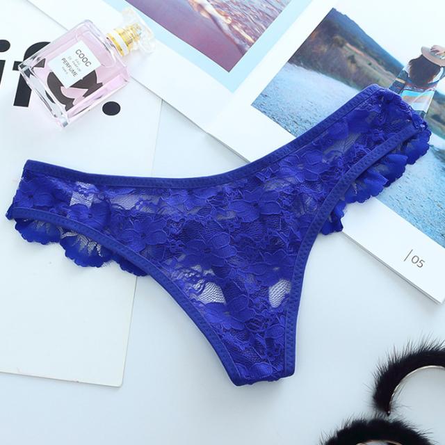 【プチプラ】 フリルレース バッククロスレディースTバック