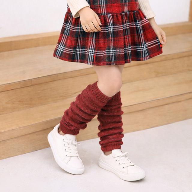 【送料無料】 ふわもこあったかキッズレッグウォーマー