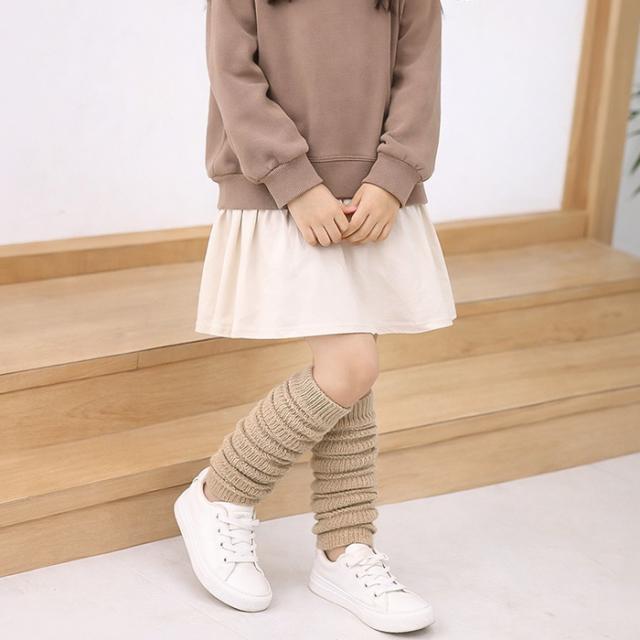 【送料無料】 ふわもこあったかキッズレッグウォーマー