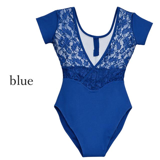 【送料無料】 綿混 大人用半袖バレエレオタード