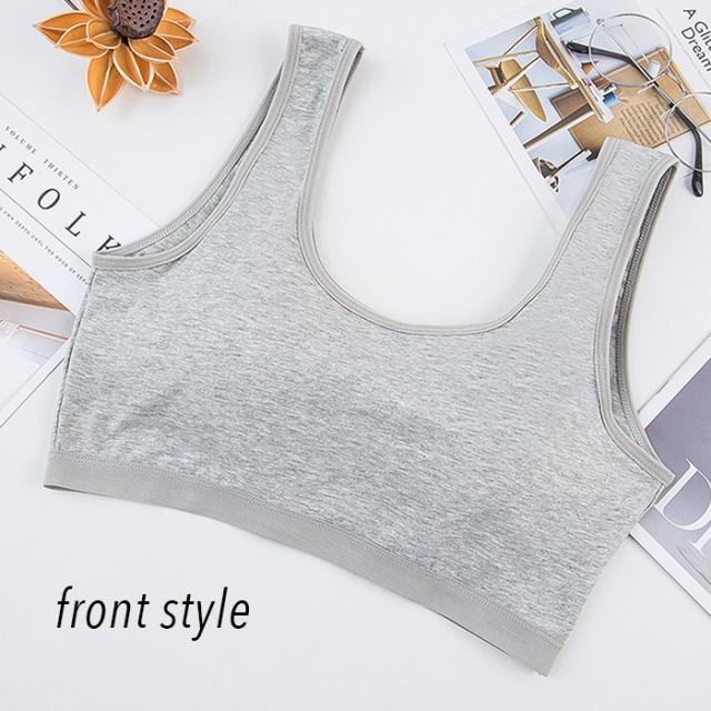 【送料無料】 綿95％ 快適カップ一体型ノンワイヤーブラ