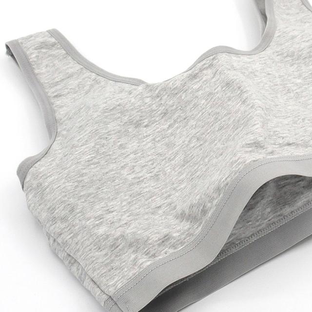 【送料無料】 綿95％ 快適カップ一体型ノンワイヤーブラ