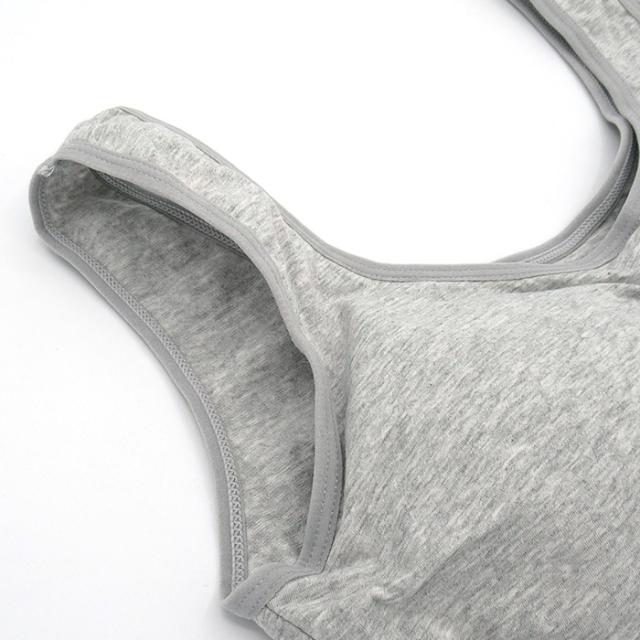 【送料無料】 綿95％ 快適カップ一体型ノンワイヤーブラ