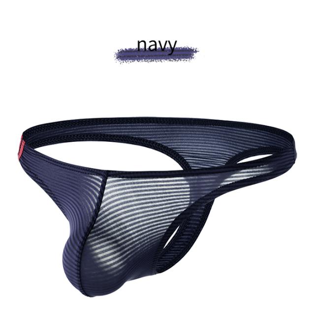 ボーダーでさりげなく魅せる、スタイリッシュメンズTバック