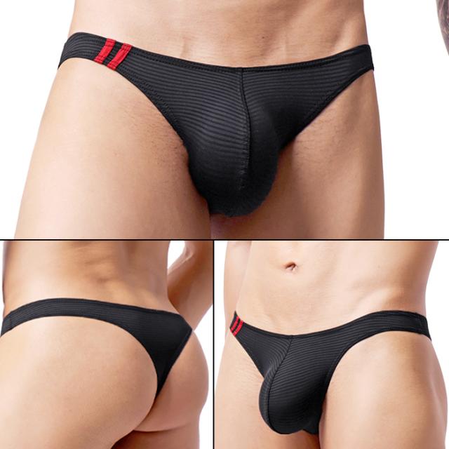 ボーダーでさりげなく魅せる、スタイリッシュメンズTバック