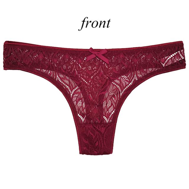 【プチプラ大特価】透ける繊細レースのレディースTバック