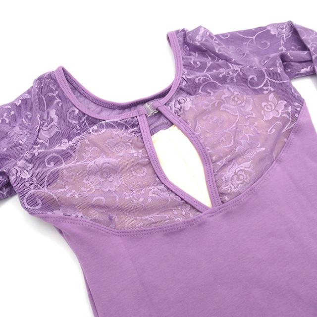 【バレエアイテムはカーリーショップ】 大人の７分袖レオタード