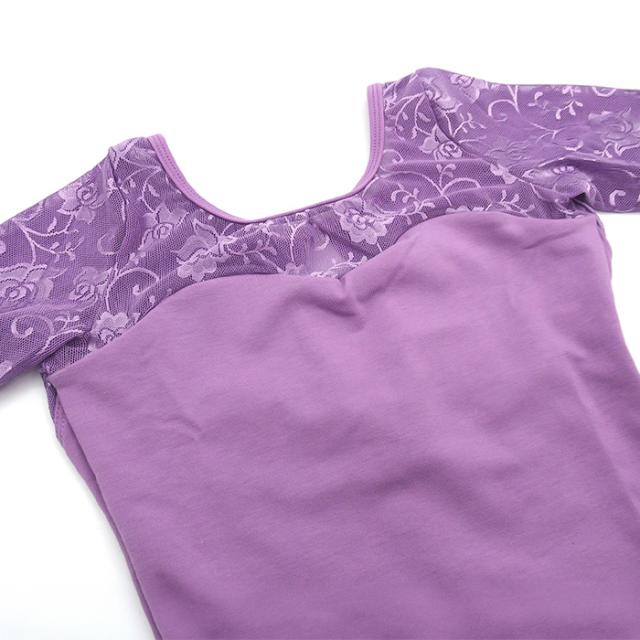 【バレエアイテムはカーリーショップ】 大人の７分袖レオタード