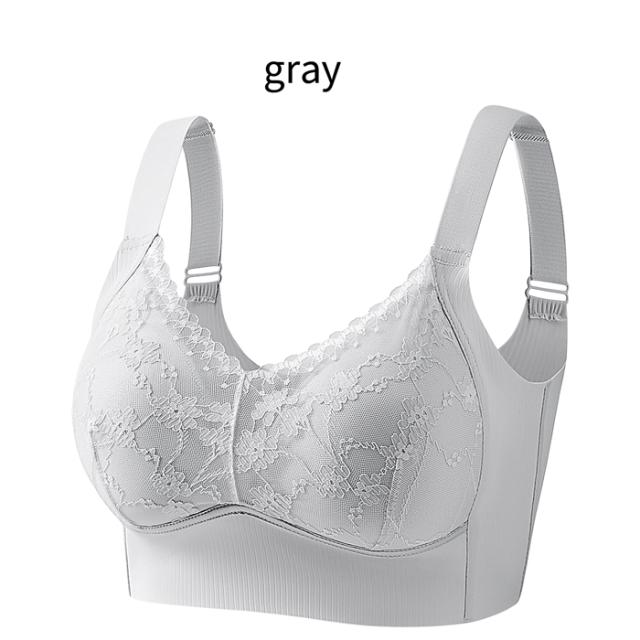 毎日着たくなる、シームレス×花柄レースのノンワイヤーブラ