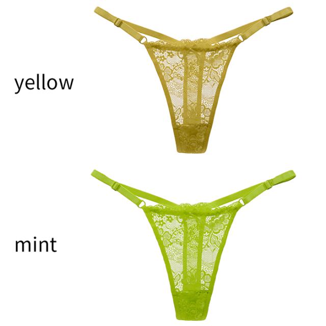 【プチプラ大特価】透けるレース サイドストリングTバック