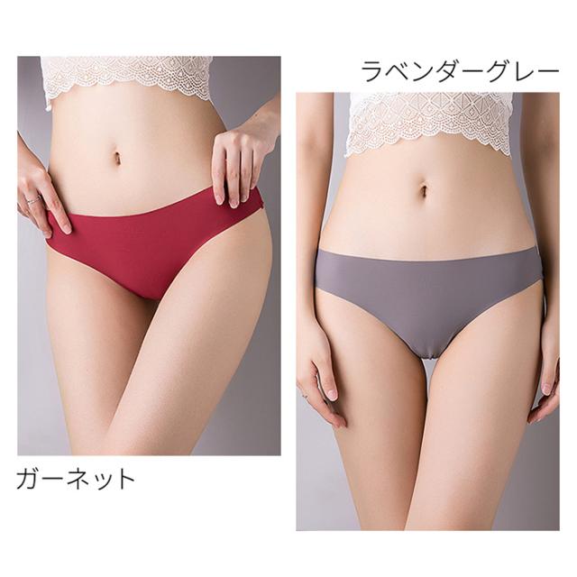 バックレースのシームレスレディースTバック