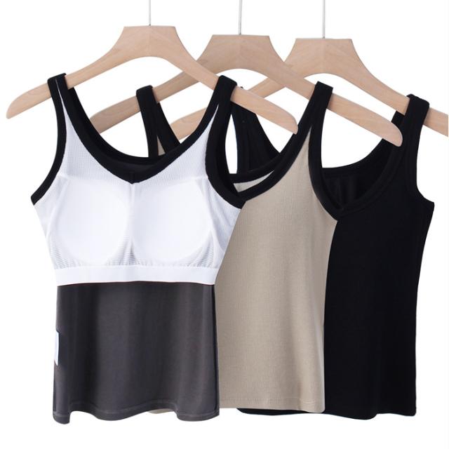 レディースカップ付きタンクトップ