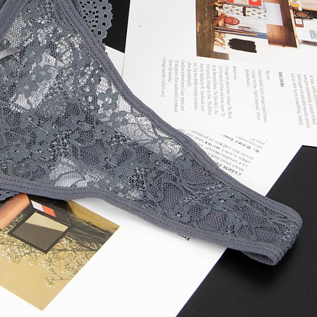 【プチプラ大特価】リング付き 透ける総レースのTバック