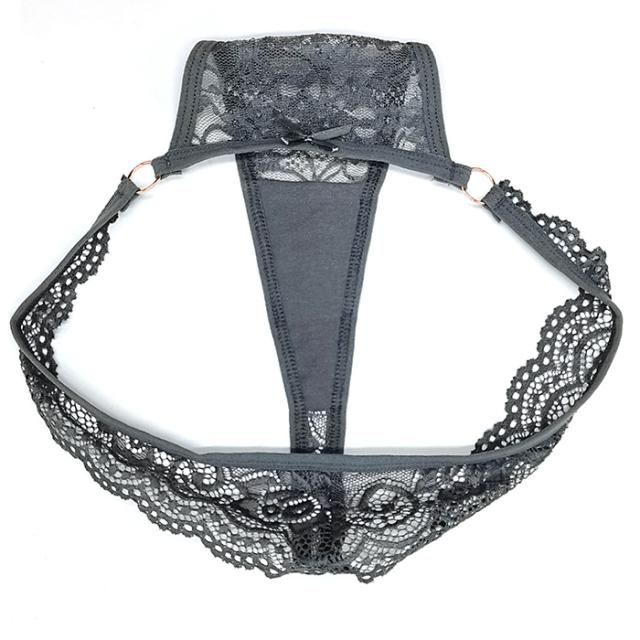 【プチプラ大特価】リング付き 透ける総レースのTバック