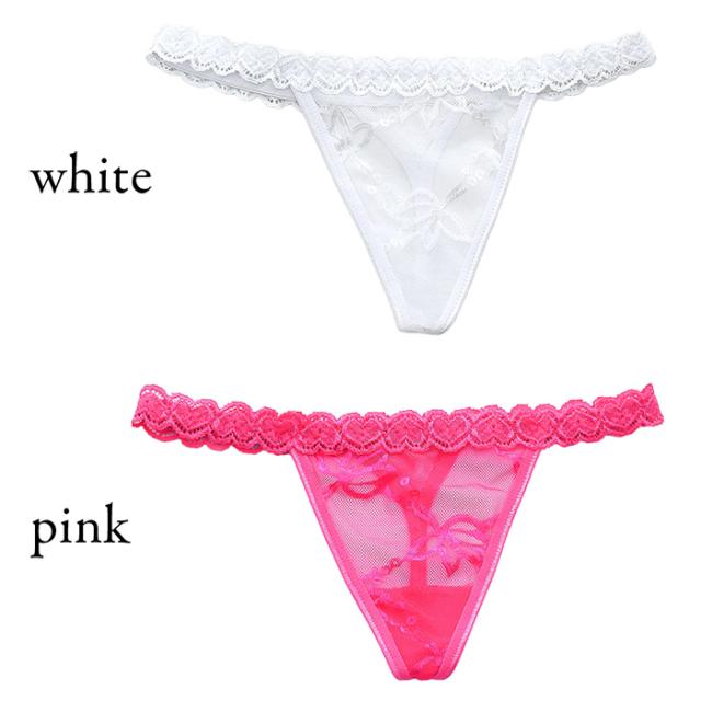 【プチプラ】 ハート柄腰ゴムが可愛いレディースTバック