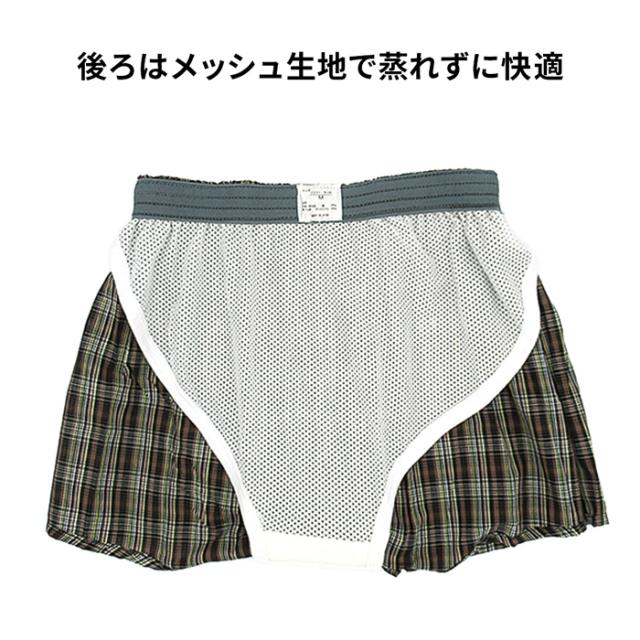 【送料無料】  軽さで選ぶ。ちょい漏れ対策トランクス