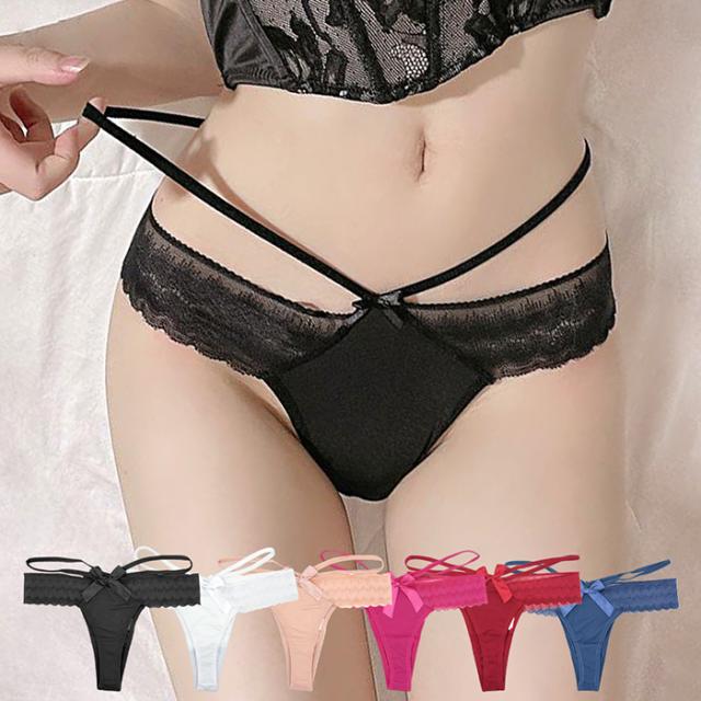 【プチプラ大特価】バックリボン付 サイド紐のTバック