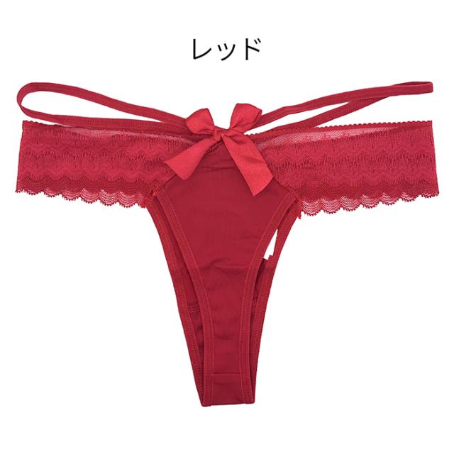 【プチプラ大特価】バックリボン付 サイド紐のTバック