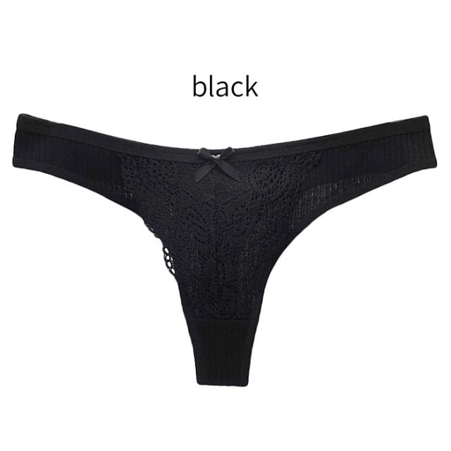 【プチプラ大特価】綿95％リブあみレディースTバックショーツ