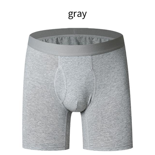 綿95％のやさしい肌ざわり、快適3分丈ボクサーパンツ