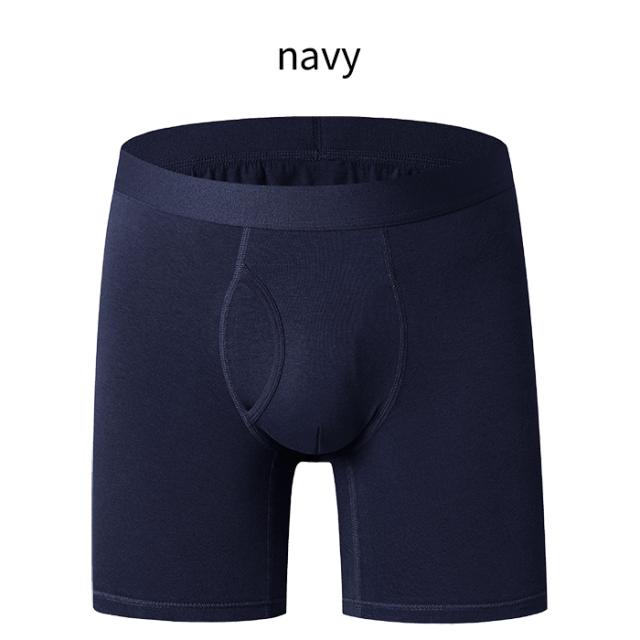 綿95％のやさしい肌ざわり、快適3分丈ボクサーパンツ