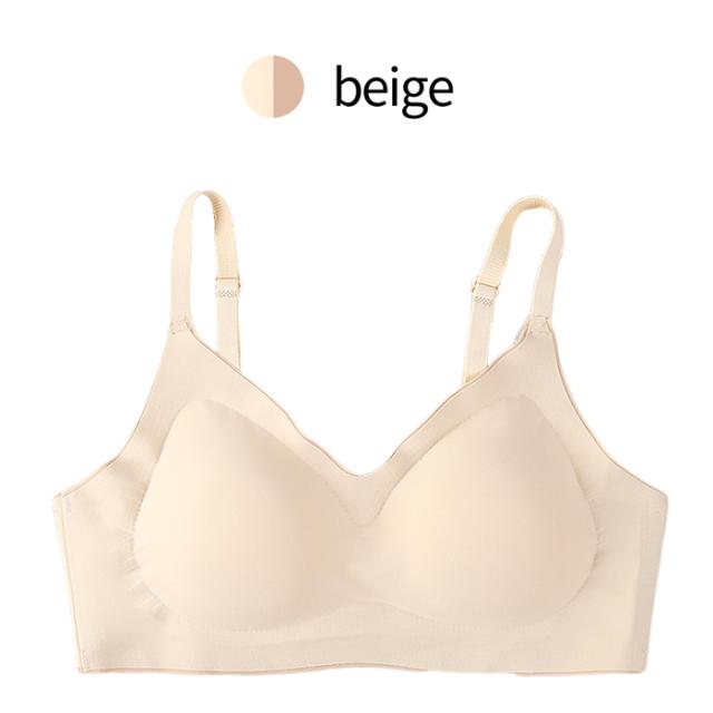 【送料無料】 楽すぎるのに綺麗 バイカラーノンワイヤーブラ