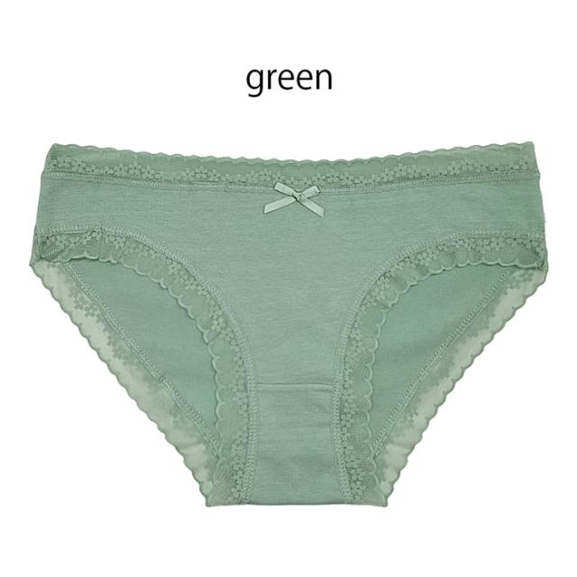 綿95％柔らかく穿きやすい股上浅めなスタンダードショーツ