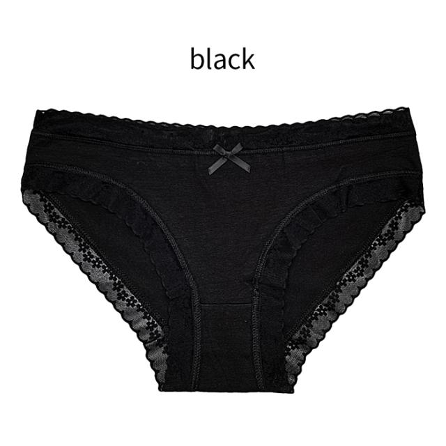 綿95％柔らかく穿きやすい股上浅めなスタンダードショーツ