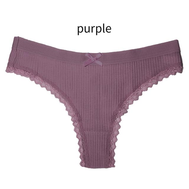 【プチプラ大特価】綿でお肌に優しい リブあみTバック