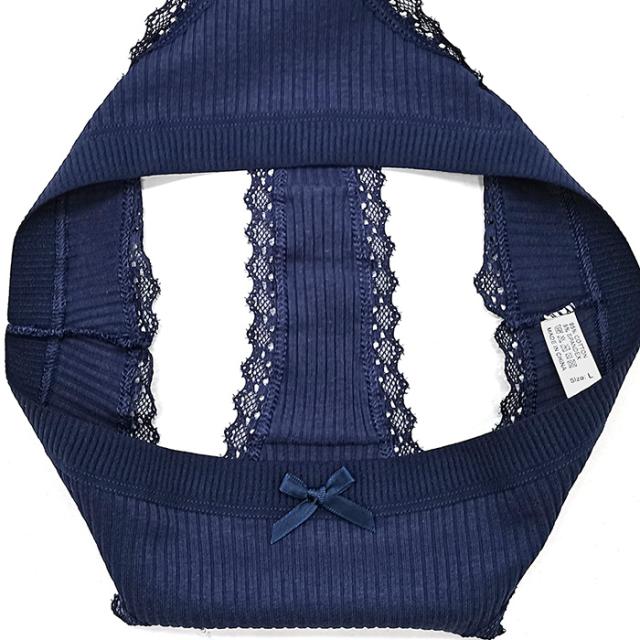 【プチプラ大特価】綿でお肌に優しい リブあみTバック