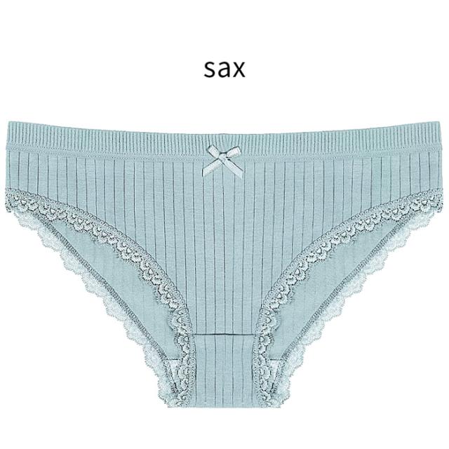 綿95％柔らかく穿きやすいリブ編みスタンダードショーツ