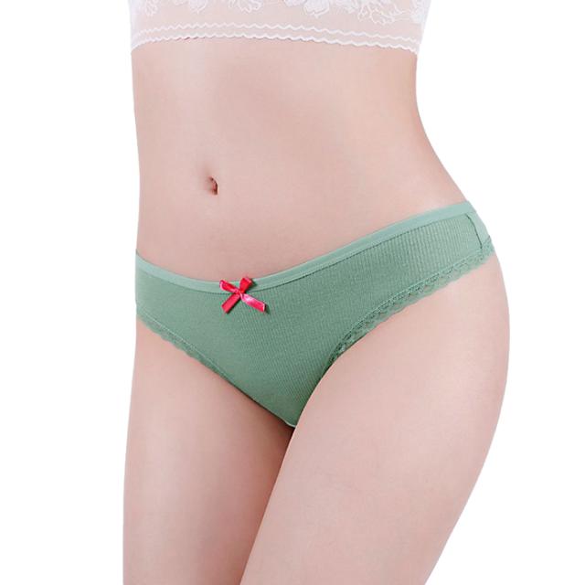 【プチプラ大特価】綿でお肌に優しい リブあみTバック