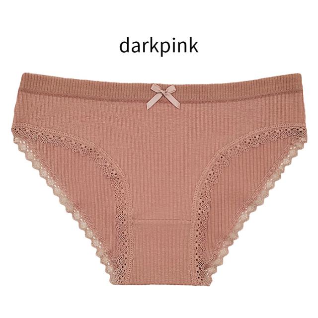 綿95％柔らかく穿きやすいリブ編みスタンダードショーツ