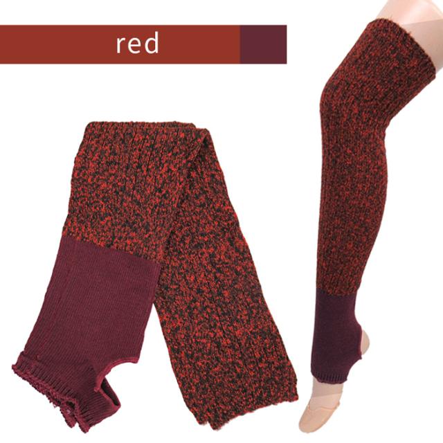 【送料無料】トレンカタイプ あったか綿素材のレッグウォーマー