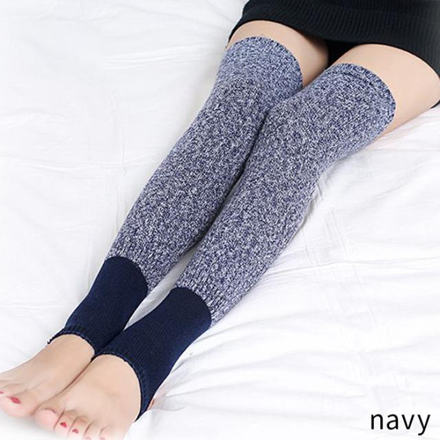 【送料無料】トレンカタイプ あったか綿素材のレッグウォーマー