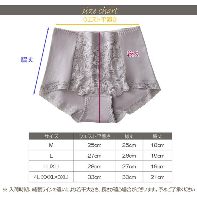 レディース綿95%ハイウエストショーツ